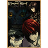 Anime artwork featuring characters from Death Note with a dark, intense style.