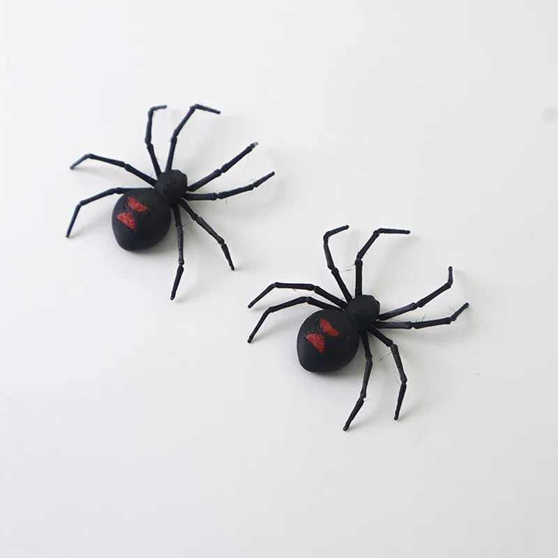Magnetic Black Widow Spider Fridge Magnet – Halloween Decorative Sticker