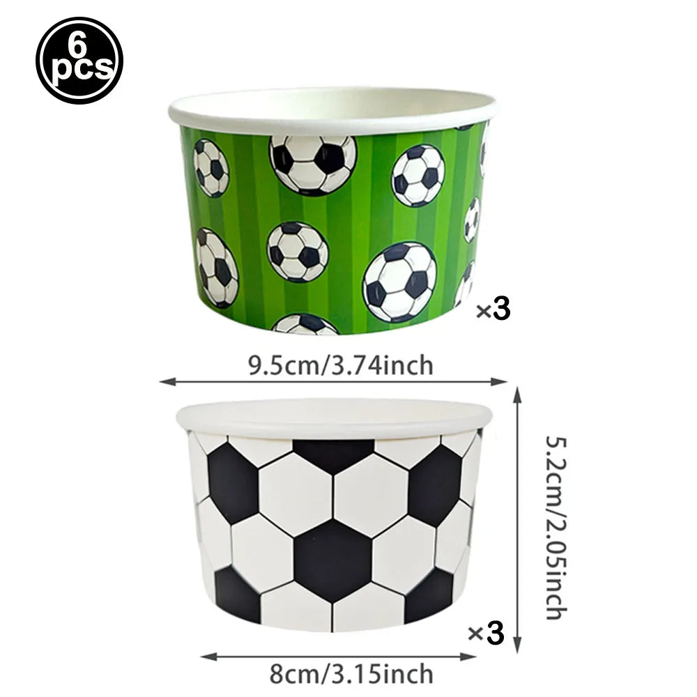 Soccer Party Disposable Tableware Set