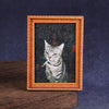 Vintage Smoking Cat Fridge Magnet