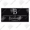 Personalized Wooden Family Sign for Home Wall Décor