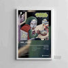 A canvas art poster featuring album artwork and information for the MF DOOM hip-hop artist.