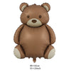 A brown plush teddy bear product shown from the front.