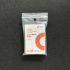 A sealed package of 50 Crystal Clear Protective Card Sleeves for Pokemon cards.