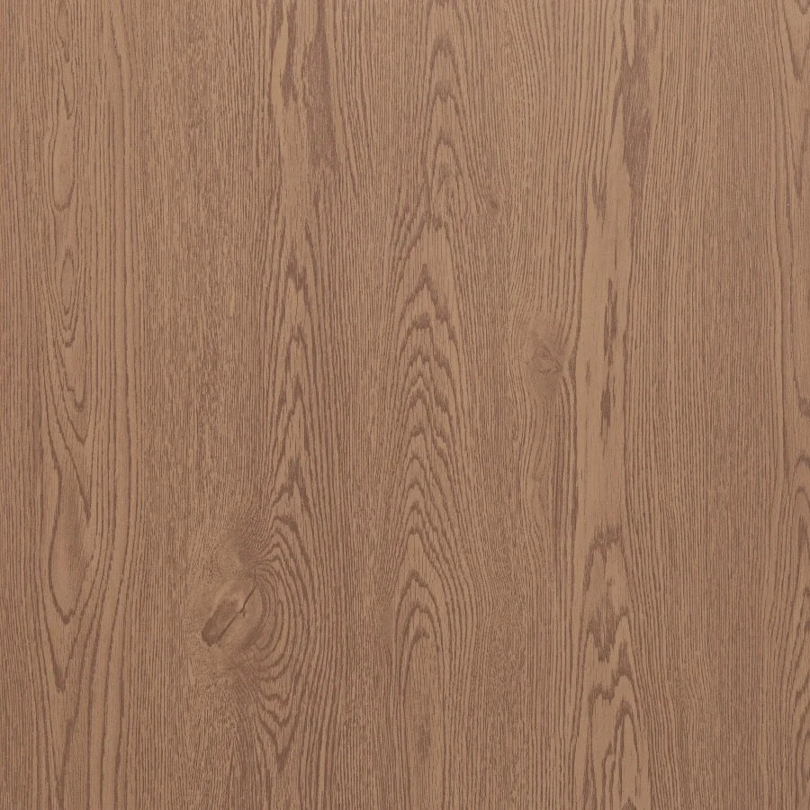 Close-up of light brown wood grain wall tiles with vertical plank texture.