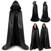 Black Wizard Cloak Costume Cape for Cosplay and Halloween