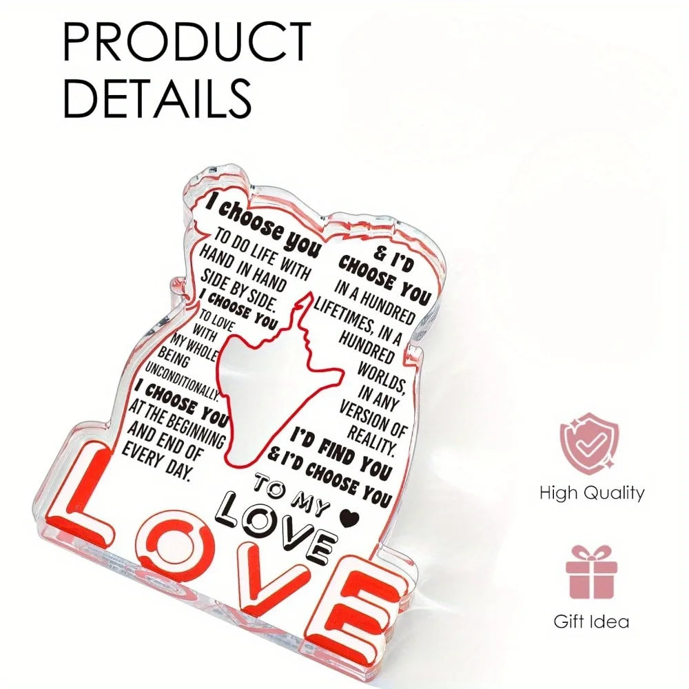 Personalized Romantic Couple Gift for Weddings & Anniversaries