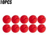 Ten pieces of classic red clown noses made of soft foam balls for costumes and parties