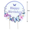 Butterfly Party Supplies Disposable Tableware Set for Birthday & Baby Shower
