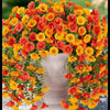 Vibrant Artificial Morning Glory Vine Garland
