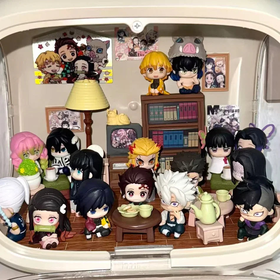 Demon Slayer Anime Figure Set - 5 Detailed PVC Collectibles