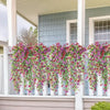 Multicolor Violet Artificial Flower Vine for Home Decor