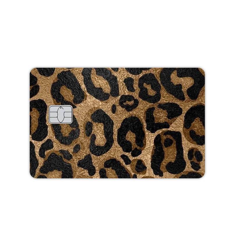 Leopard Print Card Skin for Credit and Debit Cards