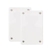 White 3-piece car visor photo clips for interior decor