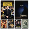 A collage of various covers and promotional images for The Wolf of Wall Street movie.