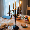 Hand-Rolled Beeswax Taper Candles with Honeycomb Design