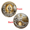 Easter "The Lord Is Risen" Inspirational Coin — Faith & Prayer Keepsake