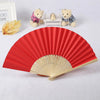 Elegant Foldable Bamboo Hand Fan for Weddings & Parties