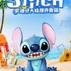 Disney's Stitch character illustration on a beach background
