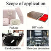 A collection of products including a cosmetic package, DIY crafts materials, car decoration, and showcase decoration.