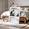 The Weeknd Calligraphy Album Art Canvas Print