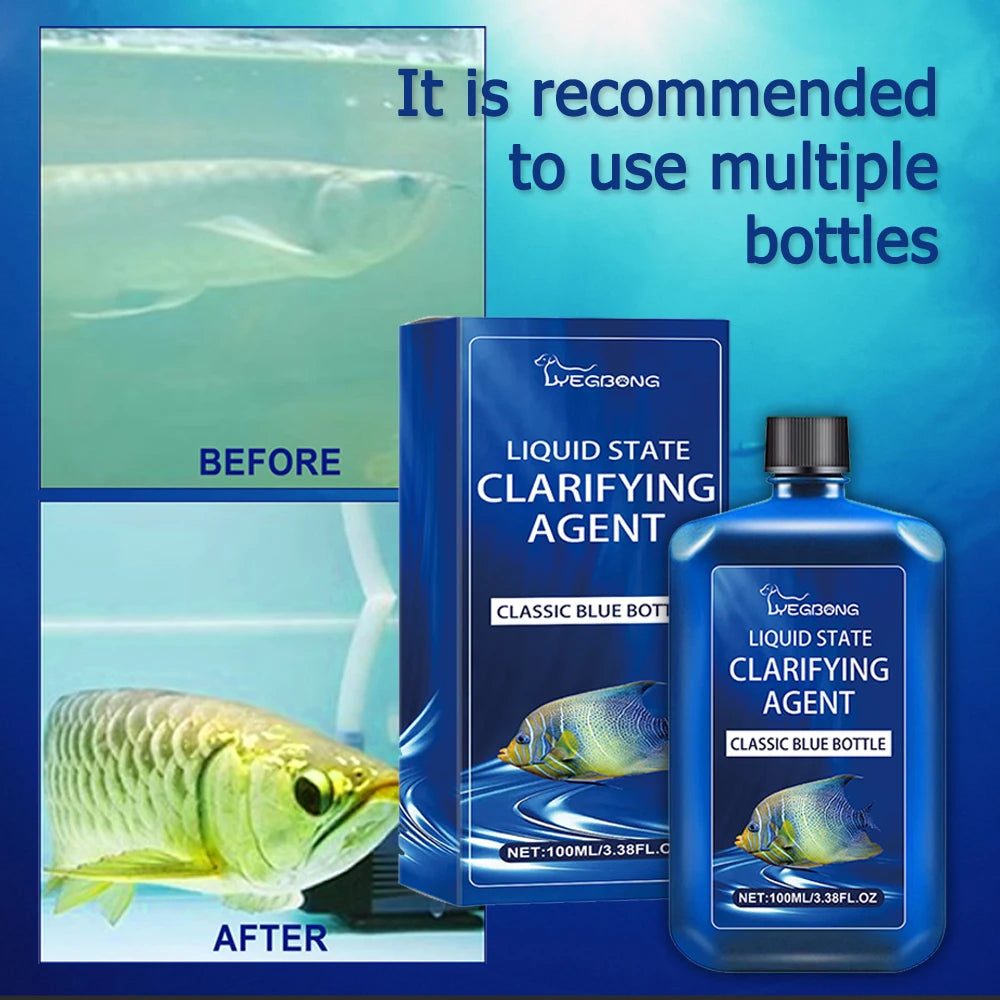 Multi-Enzyme Aquarium Water Clarifier – 100ml
