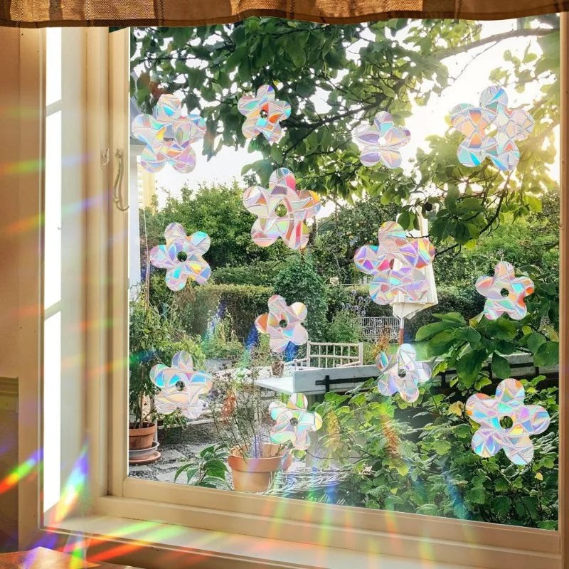Rainbow Prism Window Stickers – 29 Assorted Sun Catcher Designs