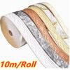 Roll of 3D self-adhesive wall trim border in various colors and finishes
