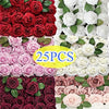 Artificial Foam Roses with Stems for Wedding & Home Décor
