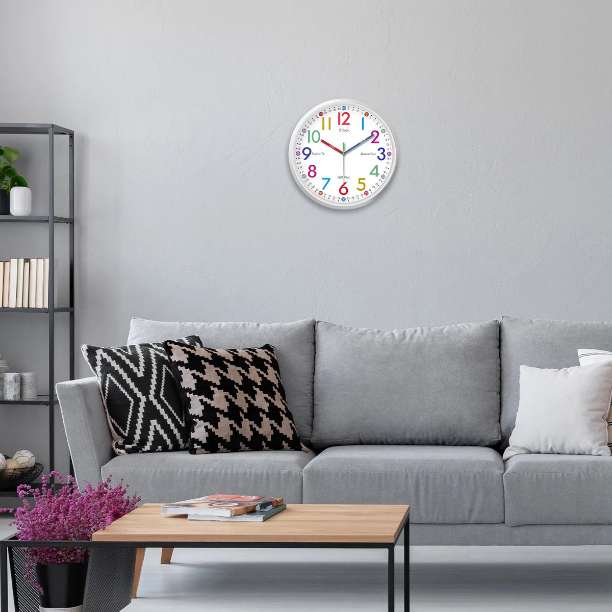 Minimalist 8-Inch Silent Quartz Wall Clock