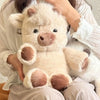 Adorable Running Pig Plush Toy – Soft Calf Stuffed Animal Pillow, 17.7 Inches