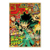 A poster featuring characters from JoJo, Jujutsu Kaisen, and Demon Slayer anime series.
