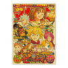 A poster featuring characters from JoJo, Jujutsu Kaisen, and Demon Slayer anime series.