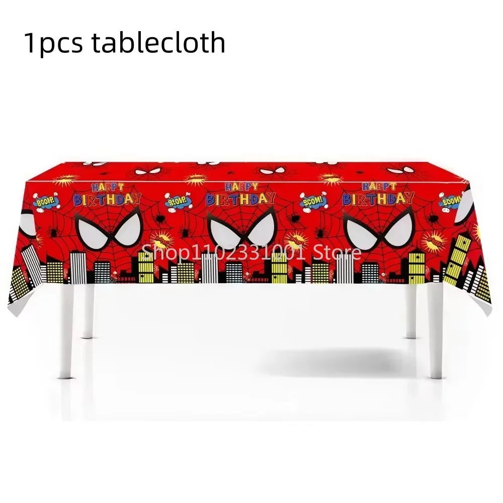 Superhero Birthday Party Tableware and Decoration Kit