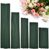 A collection of artificial green flower stems used for DIY floral decor.