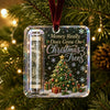 Crystal Clear Christmas Cash Gift Holder Ornaments