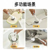 A set of multi-functional washing brushes including a scrubbing brush, a scouring brush, and a cleaning brush for kitchen and