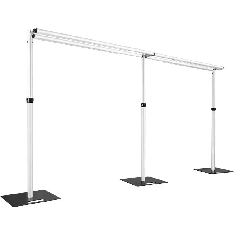 Telescopic Aluminum Backdrop Stand with Crossbar