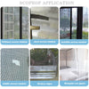 Comparison of various window screens including ordinary, steel, invisible, middle mesh, broken edges, and mosquito net gauze.