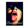 A close-up, stylized portrait of a woman with dark hair and red lips, featuring the text DEFTONES and BEAUTY SCHOOL.