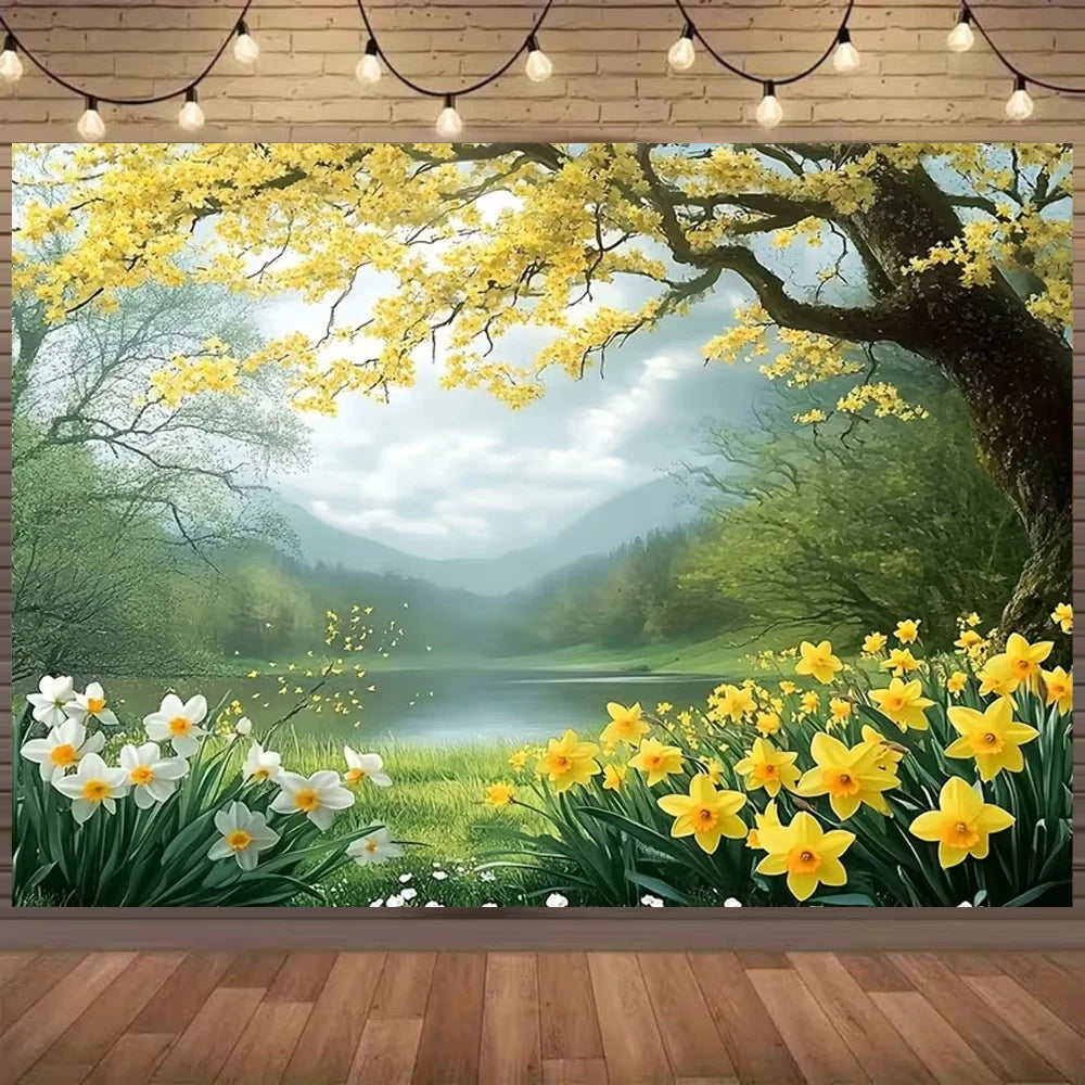Enchanted Forest Birthday Party Photography Backdrop