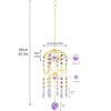 Crystal Prism Wind Chime Garland
