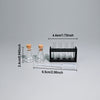 A miniature laboratory set featuring glass vials, a pipette, and various sized tubes for dollhouse or photography.