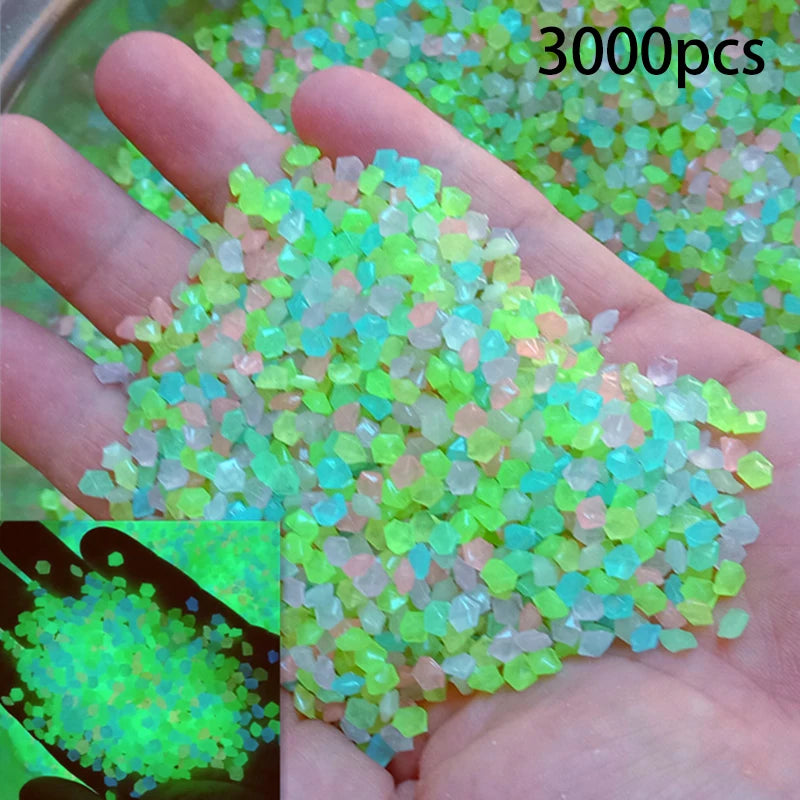 Glow-in-the-Dark Decorative Sand for Gardens, Parties & Crafts
