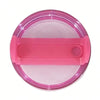Pink plastic replacement lid for a 40 oz cup, designed as a spill resistant cover.