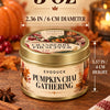 Orange Loaf Scented Candle Set in Gold Tins (4-Pack)