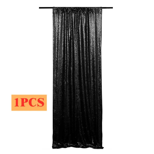 Sequin Backdrop Curtains – 2 Panels, 2ft x 8ft