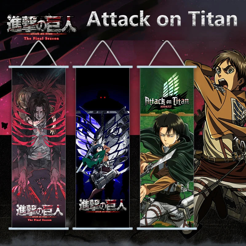 Poster for Attack on Titan The Final Season featuring characters and title text