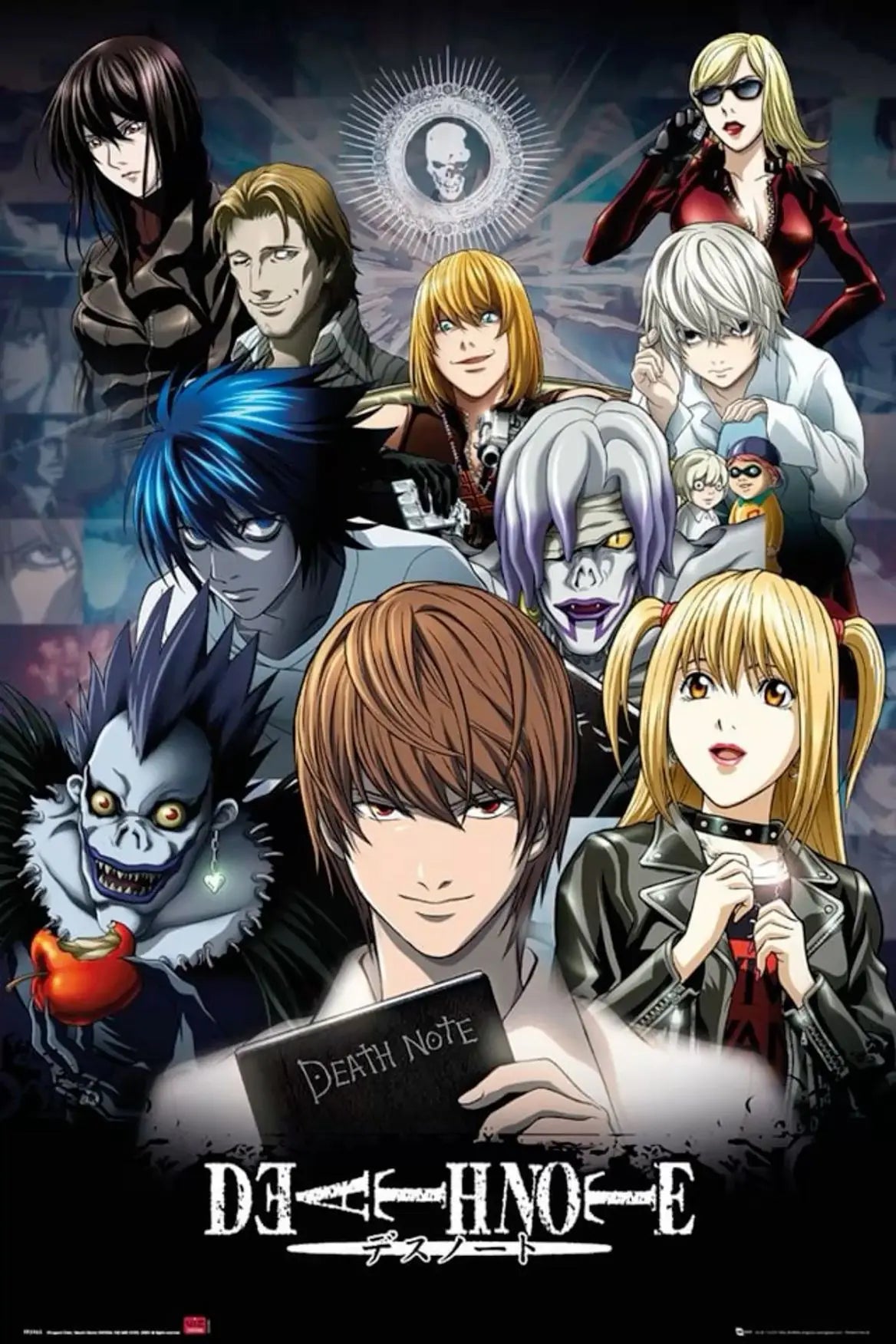 Death Note Anime Canvas Wall Art - Yagami Light Poster