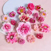Mixed Silk Rose Artificial Flowers for Home & Wedding Decor